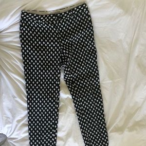 Sz 2 Banana Republic ankle polka dot dress pants
